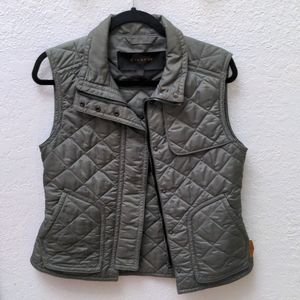 Coach quilted vest